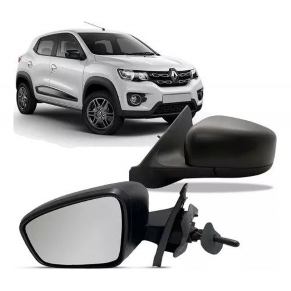 Retrovisor Direito Com Capa Renault Kwid 2017 2023 Texturiza