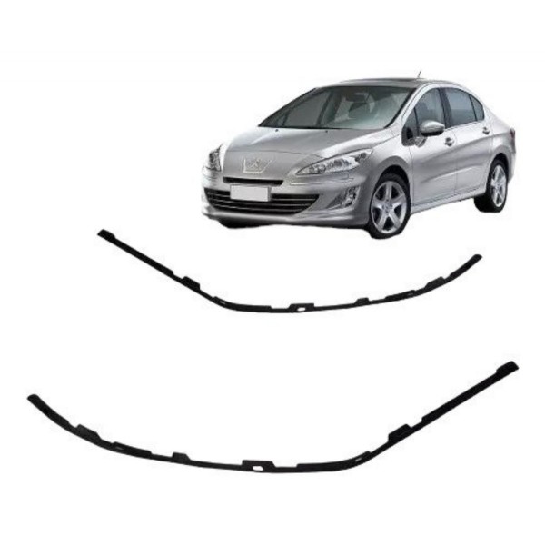 Par Spoiler Saia Para Choque Peugeot 308 408 Ano 2011 A 2015