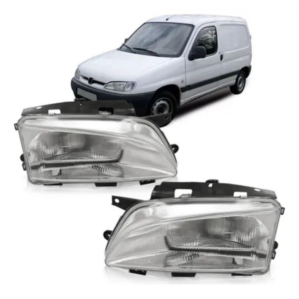 Farol Dianteiro Esquero Peugeot Partner 1999 2003 Tyc
