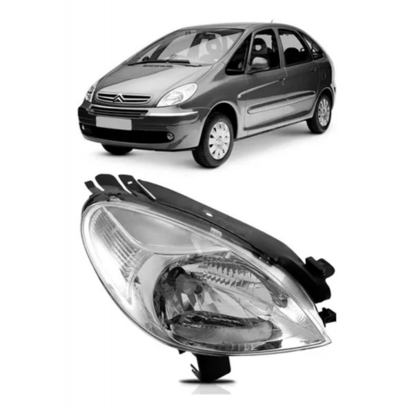 Farol Direito Eletrico Sem Motor Citroen Picasso 2008 2011
