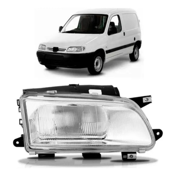 Farol Direito Peugeot Partner 1999 2003 Tyc
