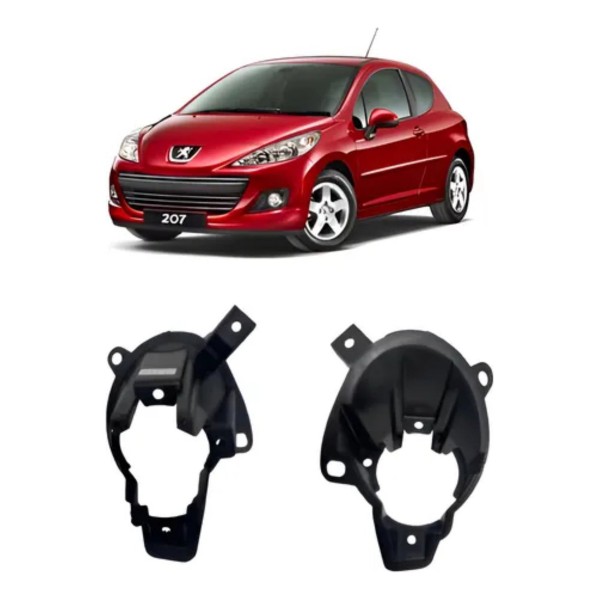 Suporte Farol Milha Direito Peugeot 207 2009 2015